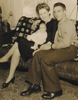 Beverly Ryle with her parents
