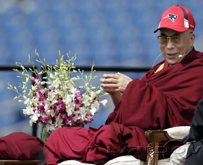 Dalai Lama at Gillette Stadium