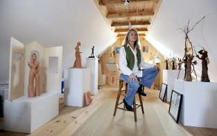 Heather in her Gallery