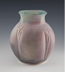 Porcelain High Fired Vase, 11” high 