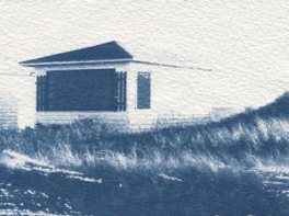 Place in the Dunes, Cyanotype  