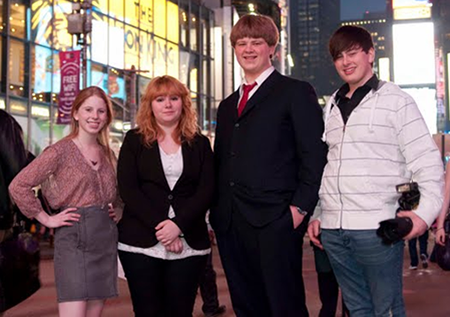 The Sturgis StormWatch Media Crew at Times Square