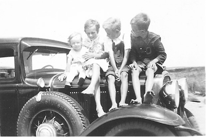 Mama, Lo-Lo, Paul and Bert, Lieutenant’s Island, 1934 